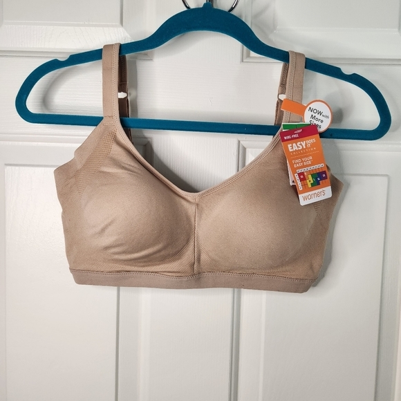 worners Other - Women's Warners Bra Sz L Nude All Over Stretch NWT